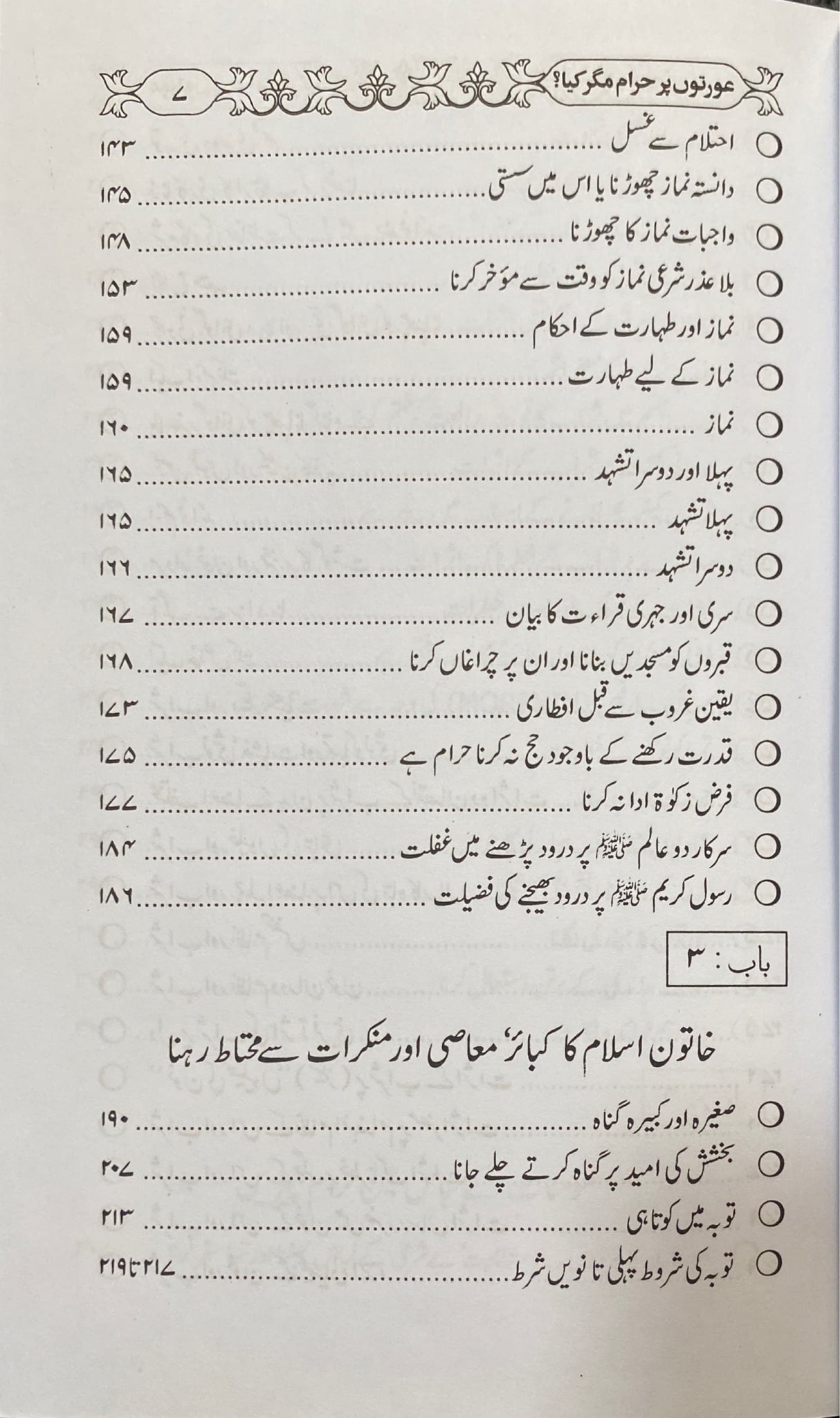 Urdu Awratun Bar Haram Makar Kiya