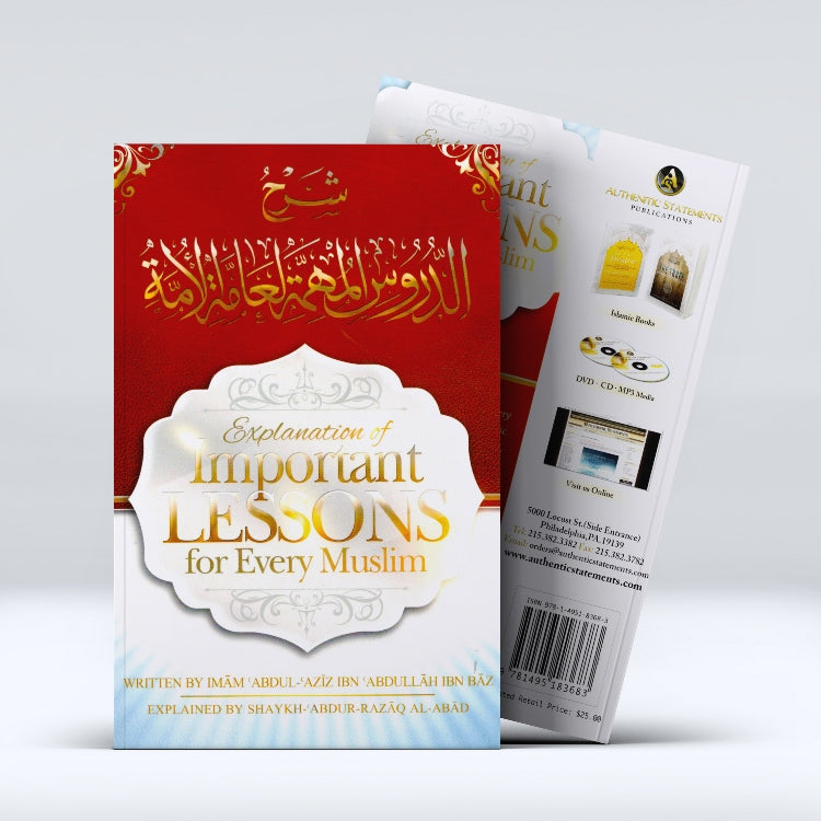 Explanation of Important Lessons For Every Muslim