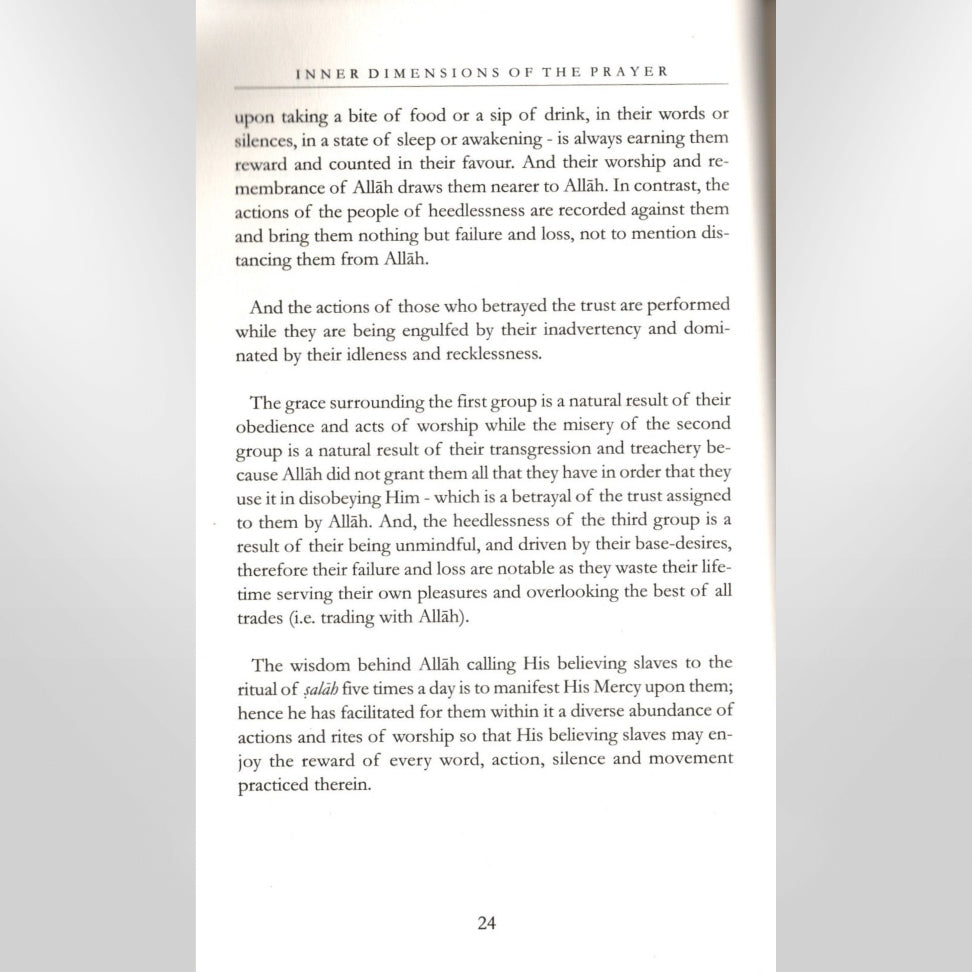 Inner Dimensions Of The Prayer