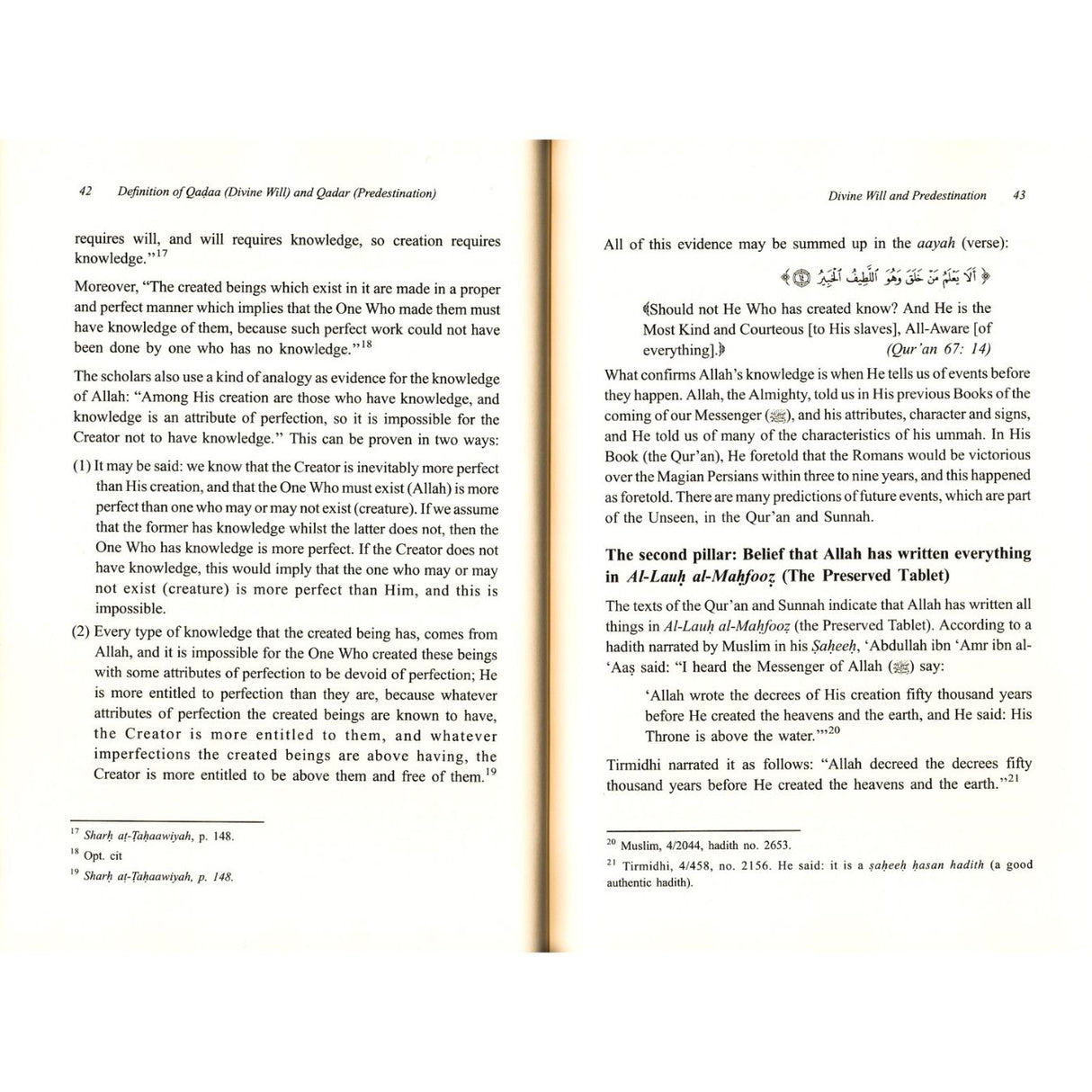 Islamic Creed Series Vol. 8 - Divine Will And Predestination: In The Light of The Qur'an And Sunnah