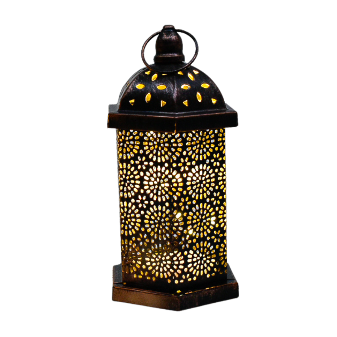 Brass Effect Metal Lanterns