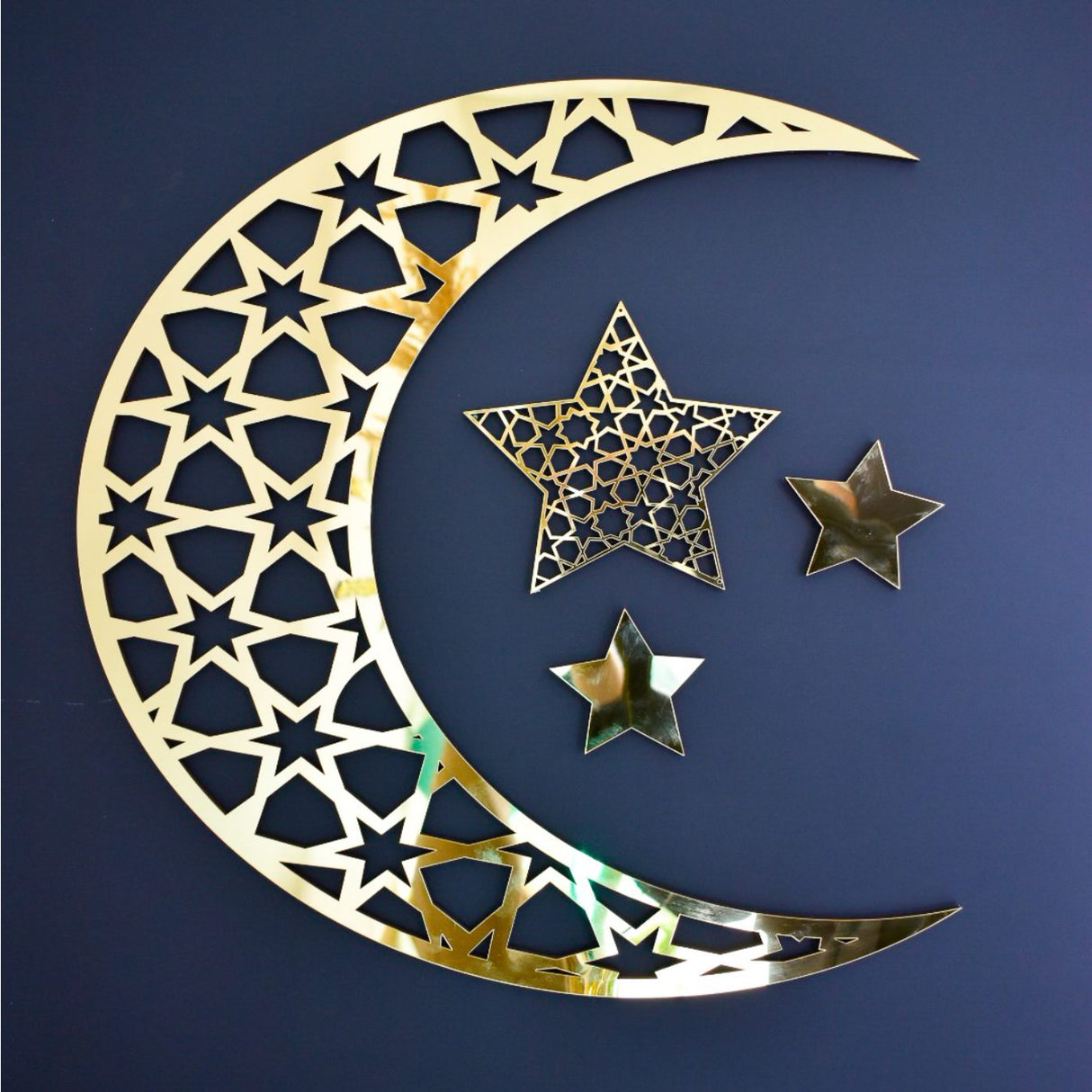 Moon/Star Acrylic Set