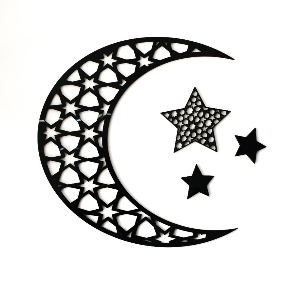 Moon/Star Acrylic Set
