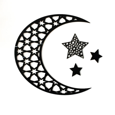 Moon/Star Acrylic Set