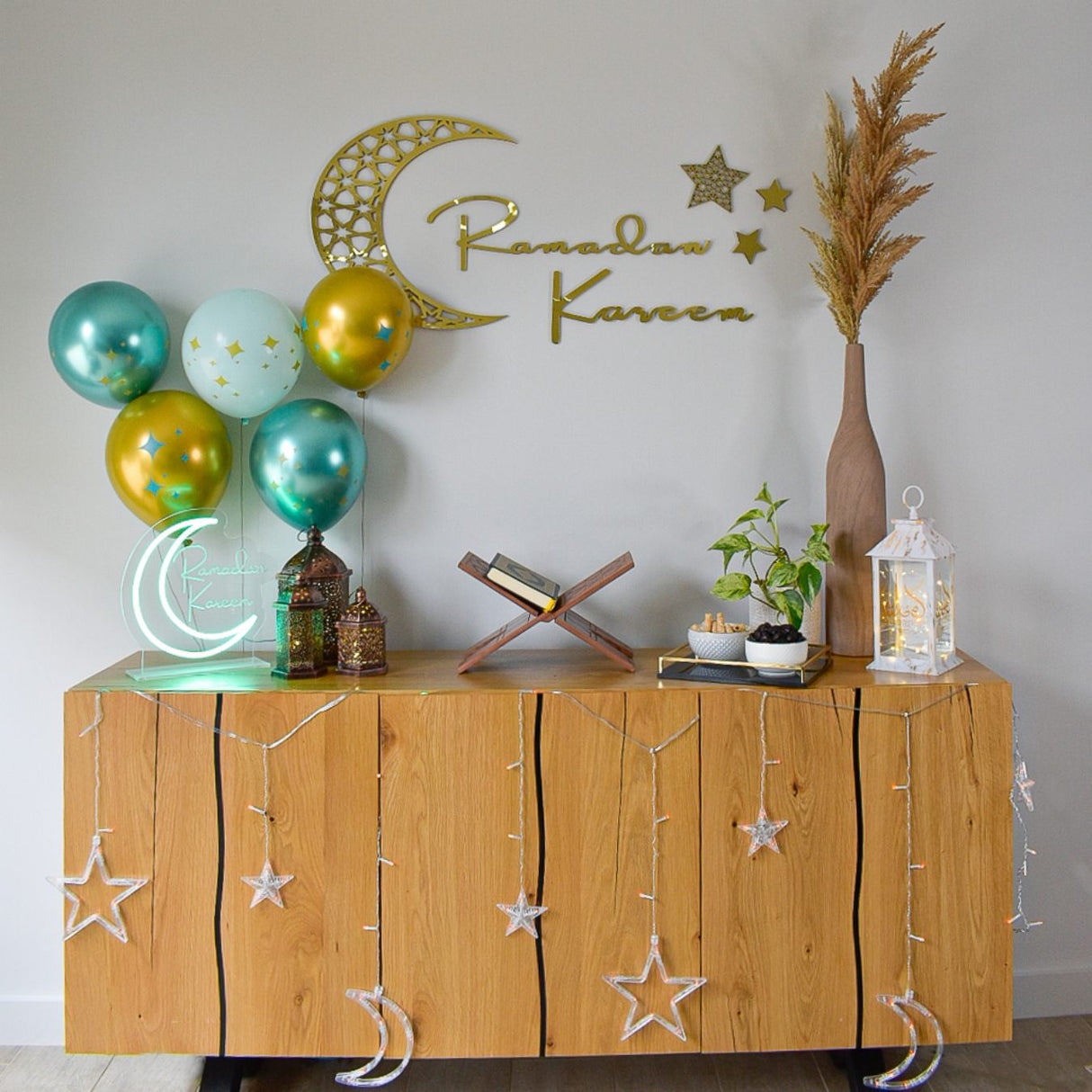 Moon/Star Acrylic Set