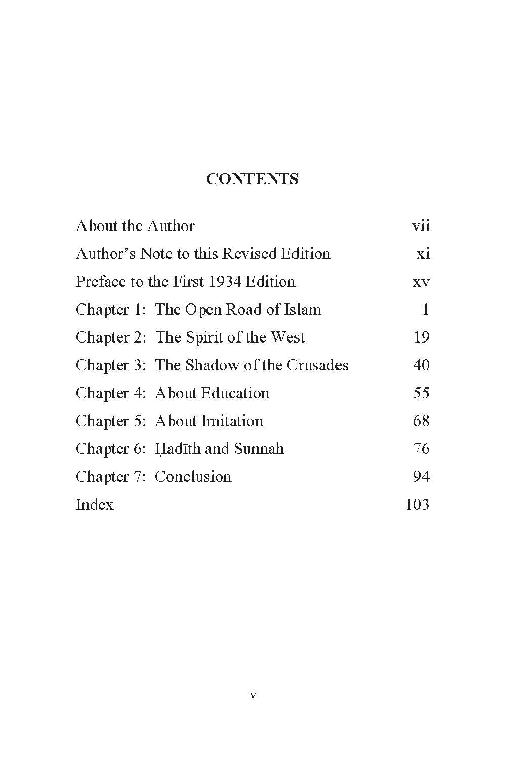 Islam at the Crossroad