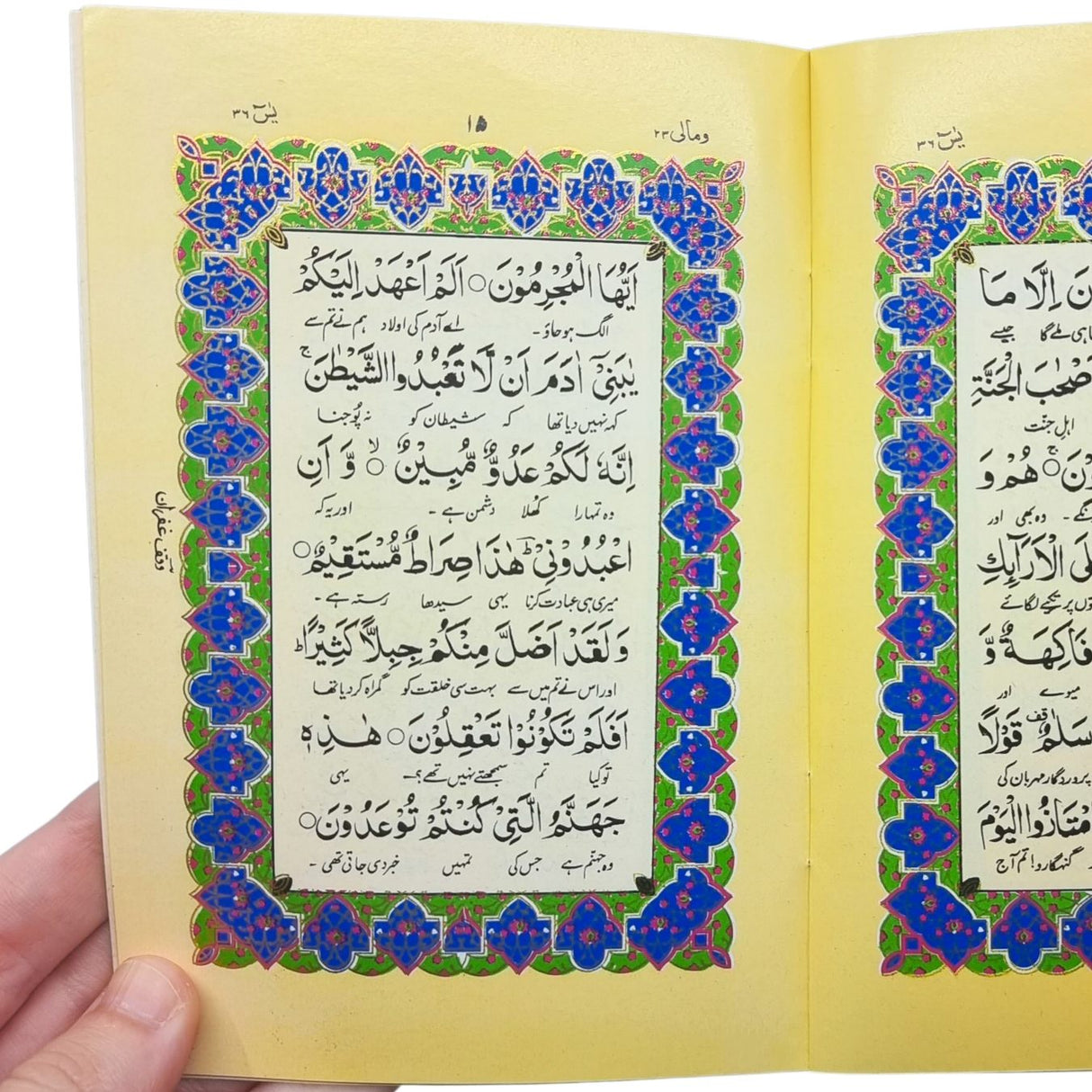 Surah Yaseen ( 15cm x 10cm ) Mid Pocket ( Indo Pak Persian Script )