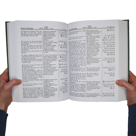 The Noble Quran Translation and Transliteration ( 25cm x 18cm x 4cm ) Darussalam