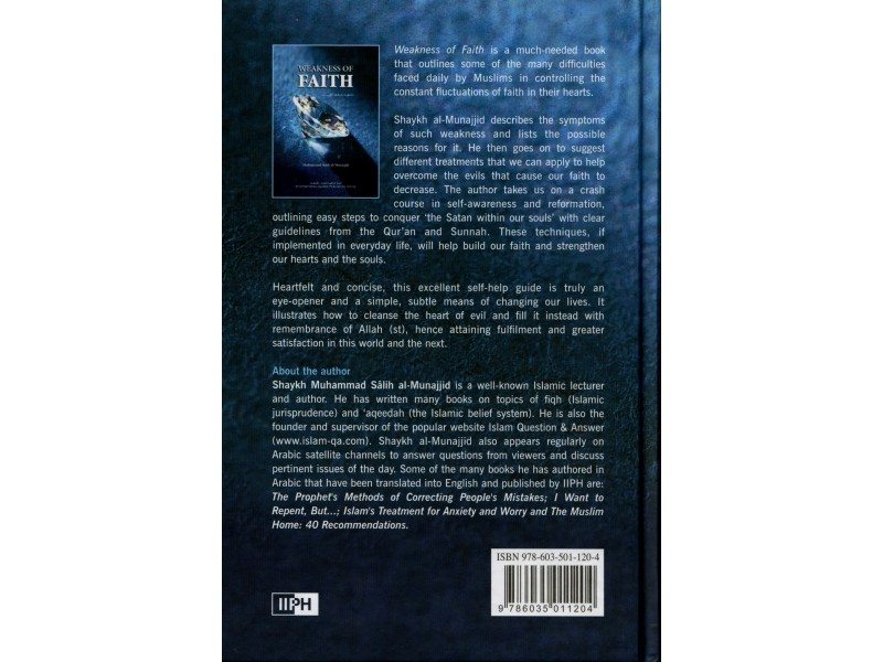 Weakness Of Faith - Darussalam Islamic Bookshop Australia