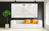 114 Chapters of the Holy Quran Poster (1400 x 780mm)