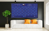 114 Chapters of the Holy Quran Poster (1400 x 780mm)