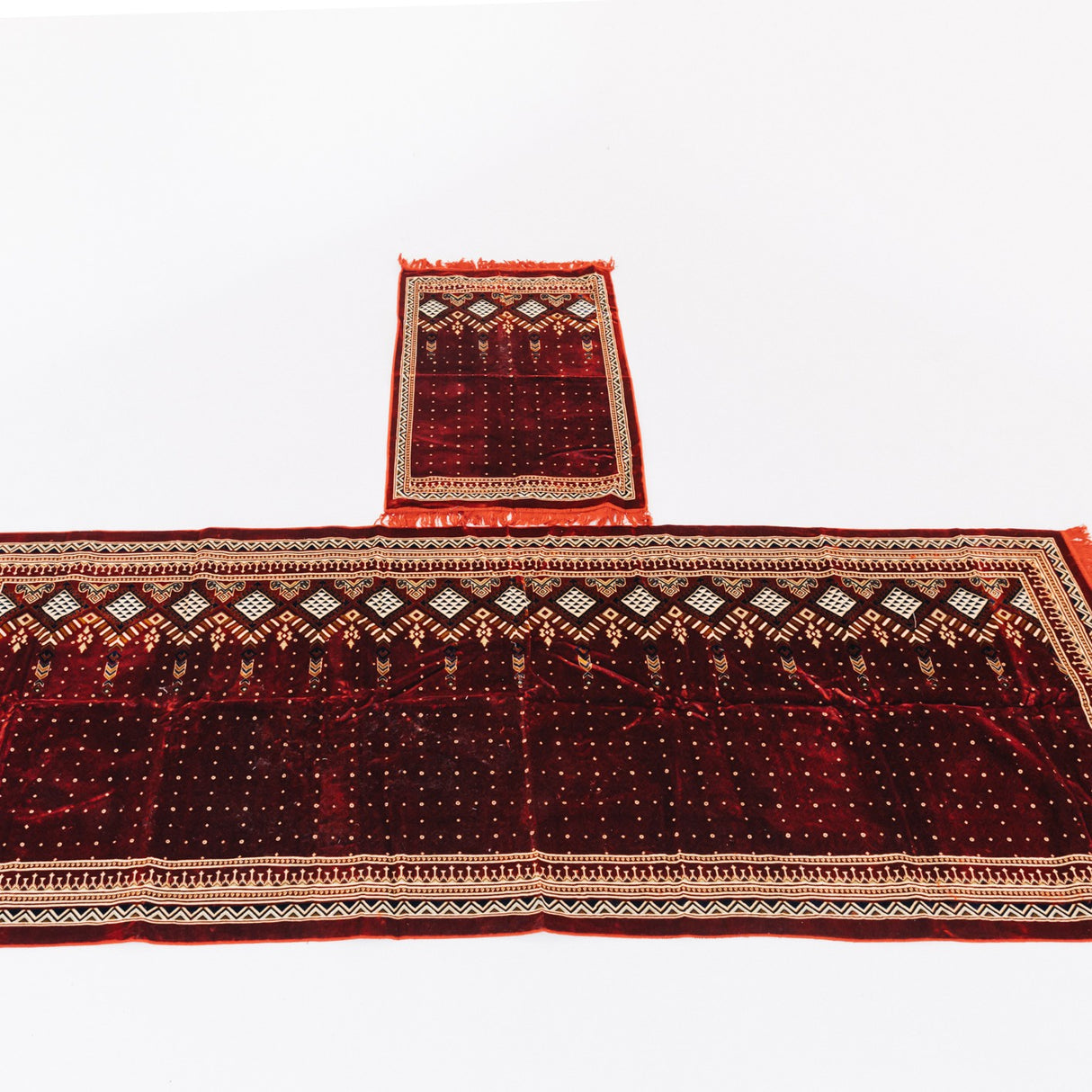 6 Person Prayer Mat - With an additional Mat for the Imam