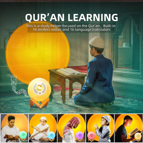 Moon Sunset Light Quran Speaker SQ-175