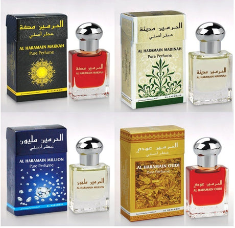 Al Haramain Ultimate Attar Roll on Bundle (pack of 4 pcs)