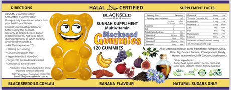 Blackseed Gummies Multivitamin Banana flavour