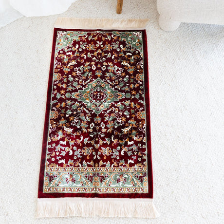 Ultra Plush Prayer Mat Floral (114 X 64cm)