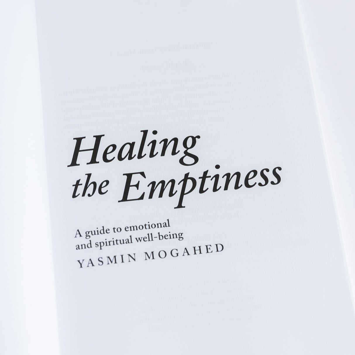 Healing the Emptiness by Yasmin Mogahed
