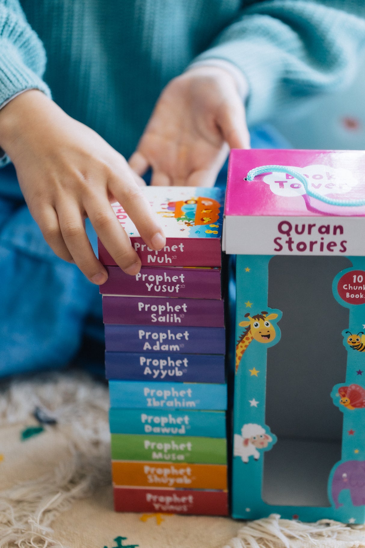 Quran Stories Book Tower (Set of 10 chunky board books)