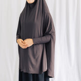 Premium Jilbab Sleeved Taupe