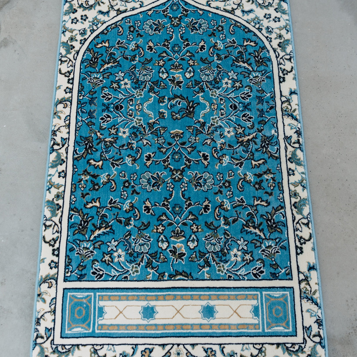 Made In Madinah Ultra Plush Prayer Mat - Teal