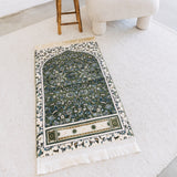 Made In Madinah Ultra Plush Prayer Mat - Green