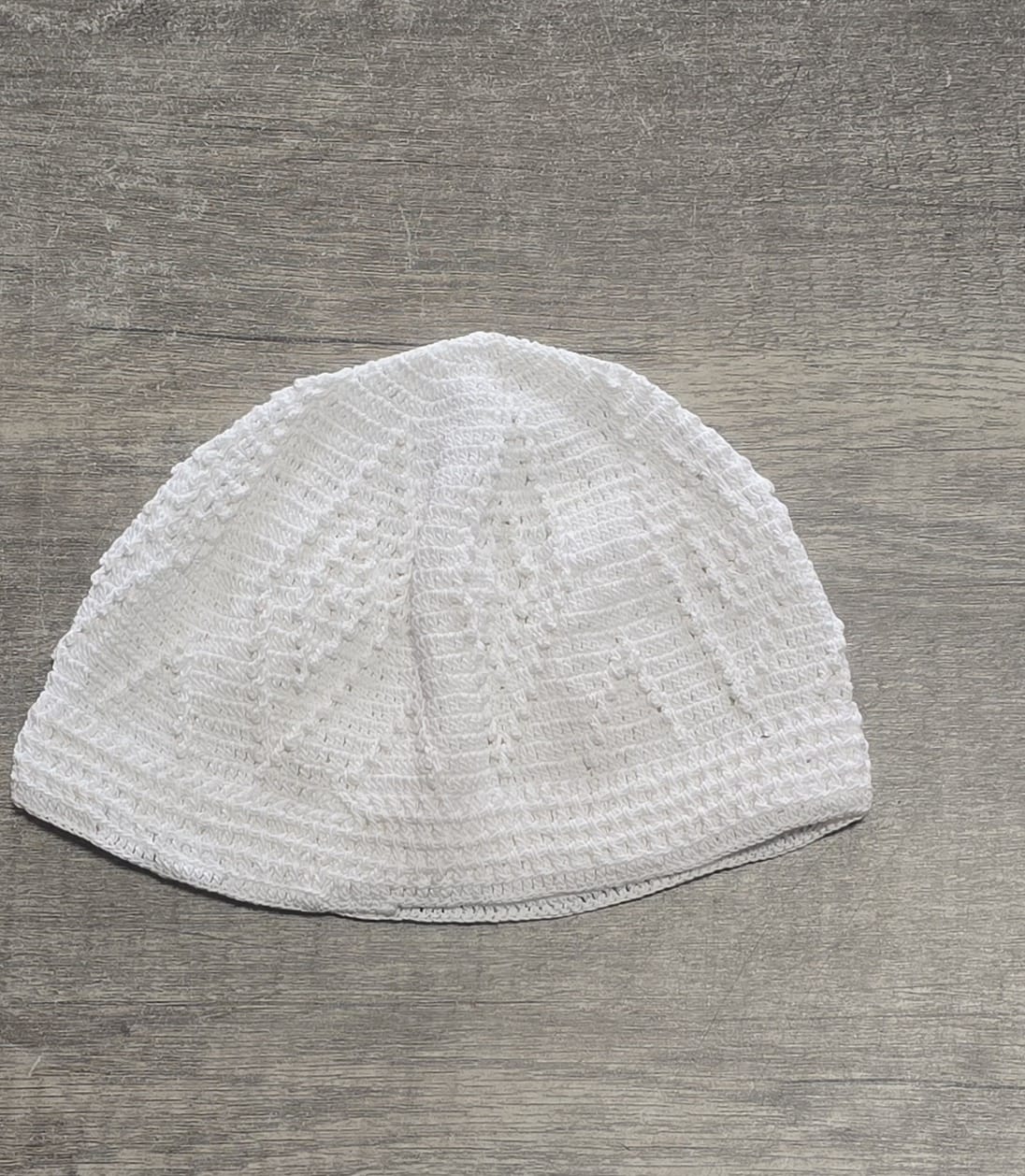 Men Cap Hat Kufi White