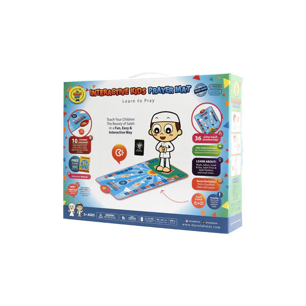 Official My Salah Mat: Smart Interactive Kids Prayer Mat