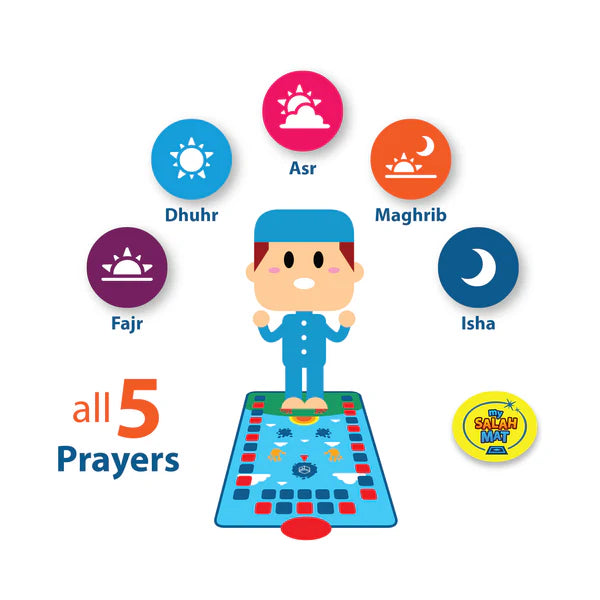 Official My Salah Mat: Smart Interactive Kids Prayer Mat