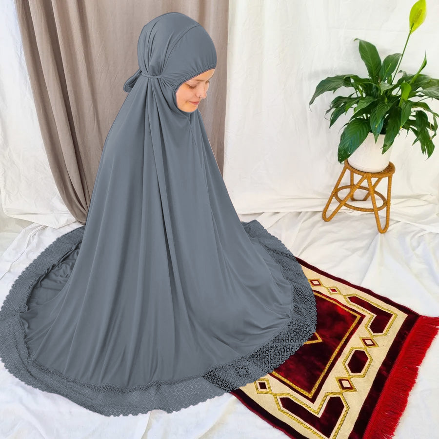 Elegant Prayer Clothes for Women with Lace – Darussalam Australia