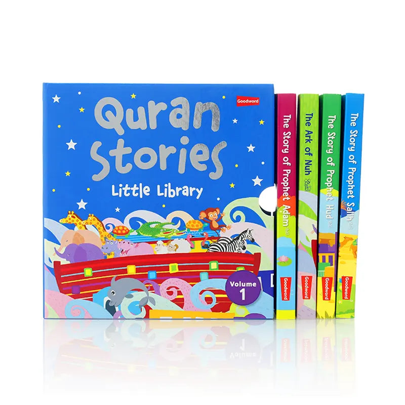 Quran Stories - Little Library - Vol.1 (4 Board Books Set)