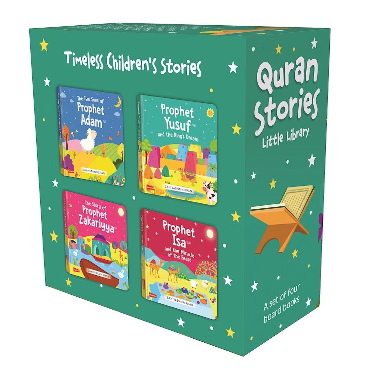 Quran Stories - Little Library - Vol.3 (4 Board Books Set)