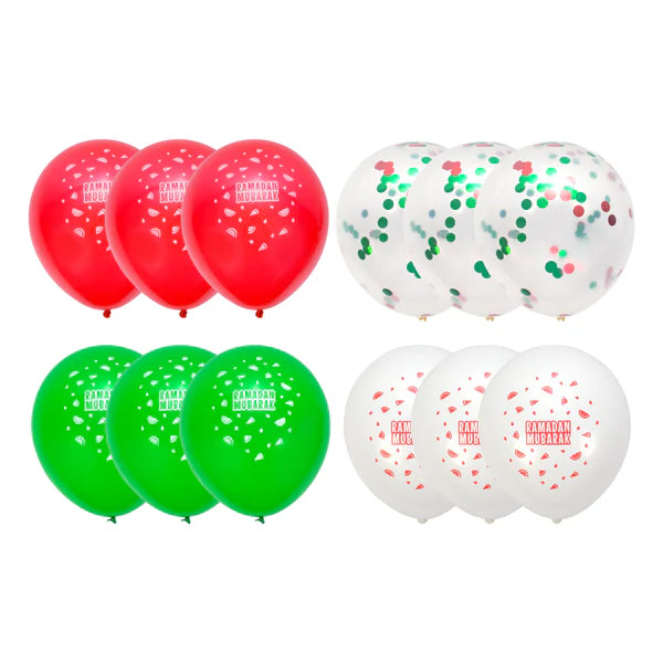 Ramadan Mubarak Deco Ballon Set (12)