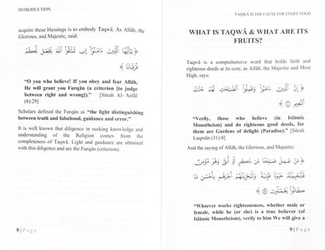 Taqwa is the Cause for Every Good