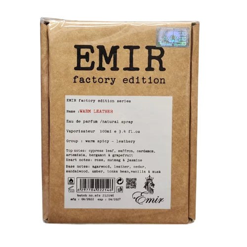 Warm Leather Emir Factory Edition 100ml EDP