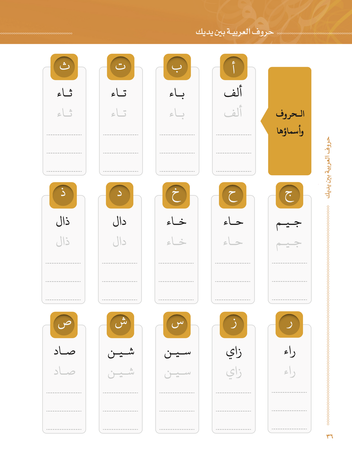 Arabic Between Your Hands The Letters