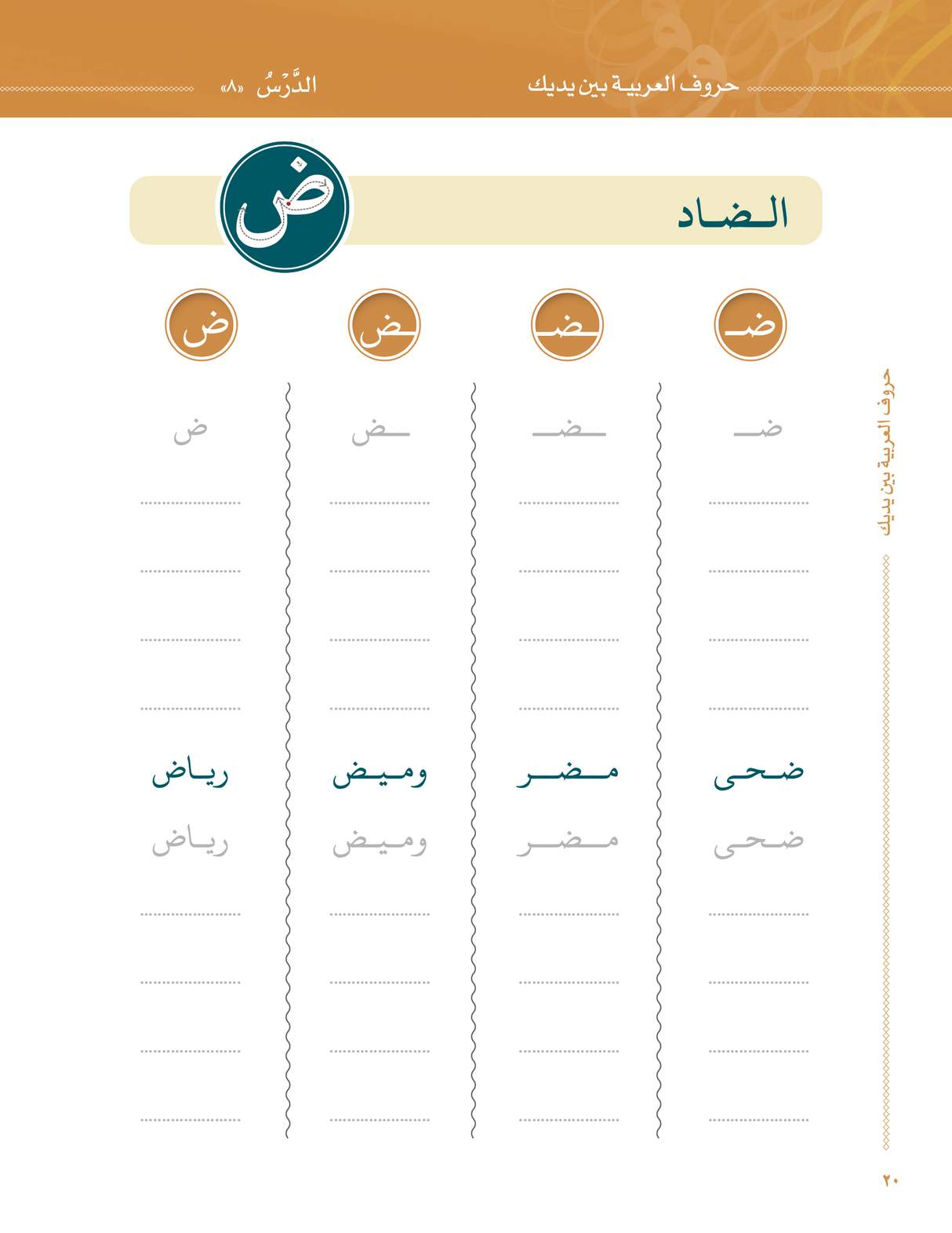 Arabic Between Your Hands The Letters