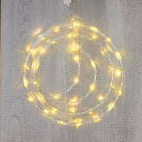 Double Round Pendant 3D Light - Moon