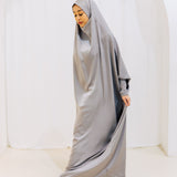 French Jilbab One Piece GREY