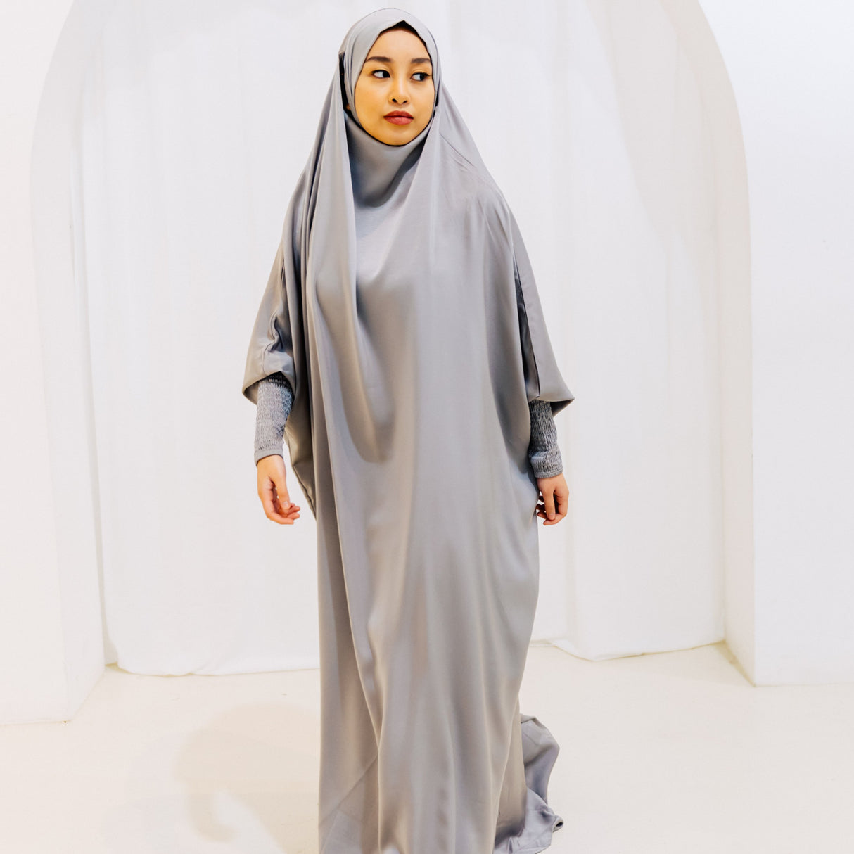 French Jilbab One Piece GREY