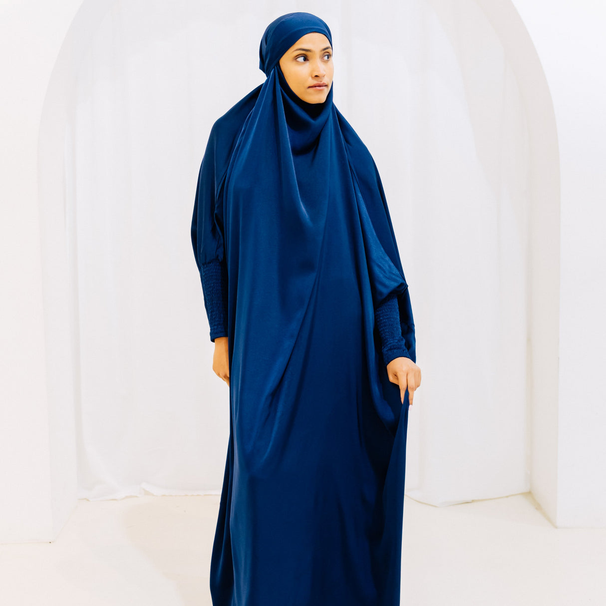 French Jilbab One Piece NAVY