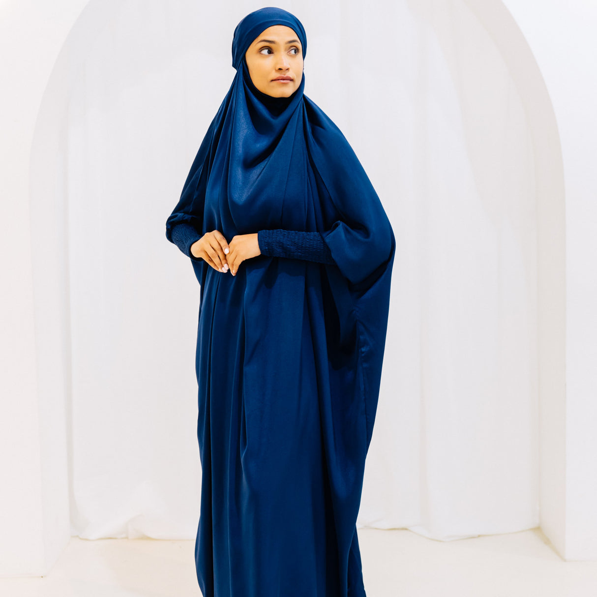 French Jilbab One Piece NAVY