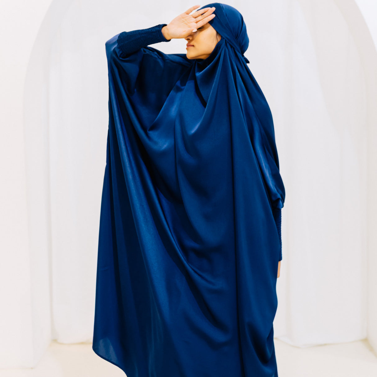 French Jilbab One Piece NAVY
