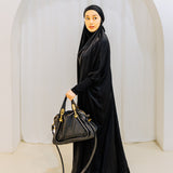 French Jilbab One Piece BLACK