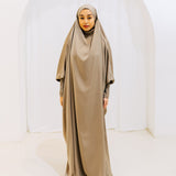 French Jilbab One Piece KHAKI