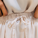 French Jilbab Two Piece with Elastic Cuff PEARL