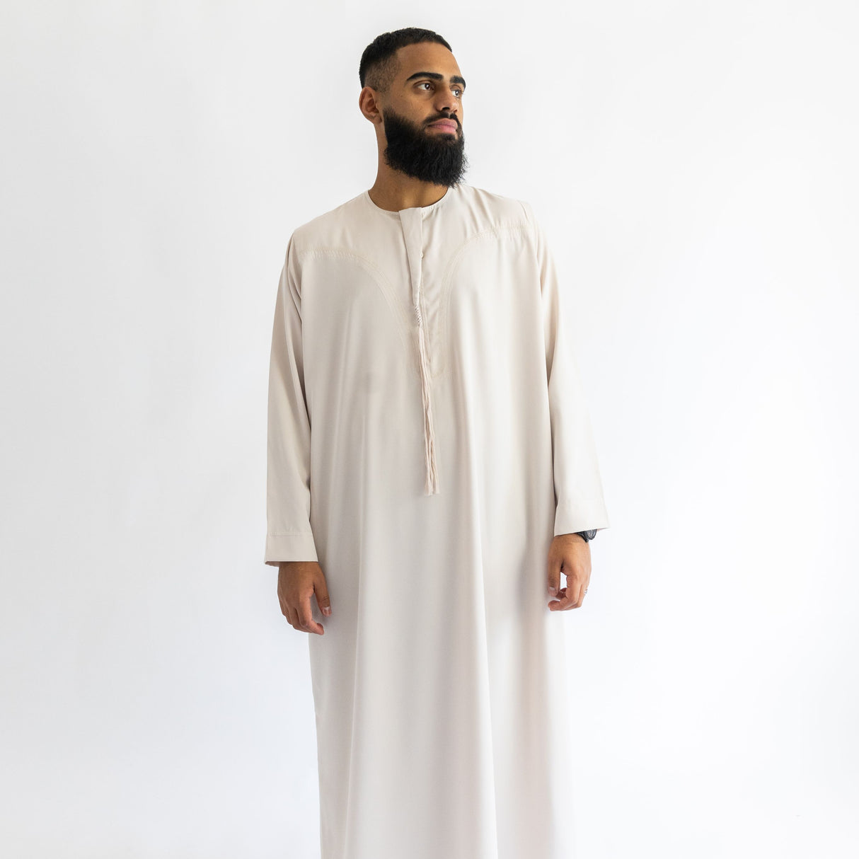 Ikaf Omani Thobe Beige for Men