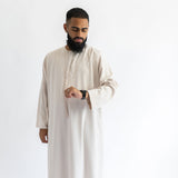 Ikaf Omani Thobe Beige for Men