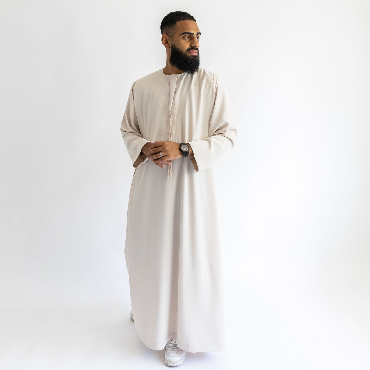 Ikaf Omani Thobe Beige for Men