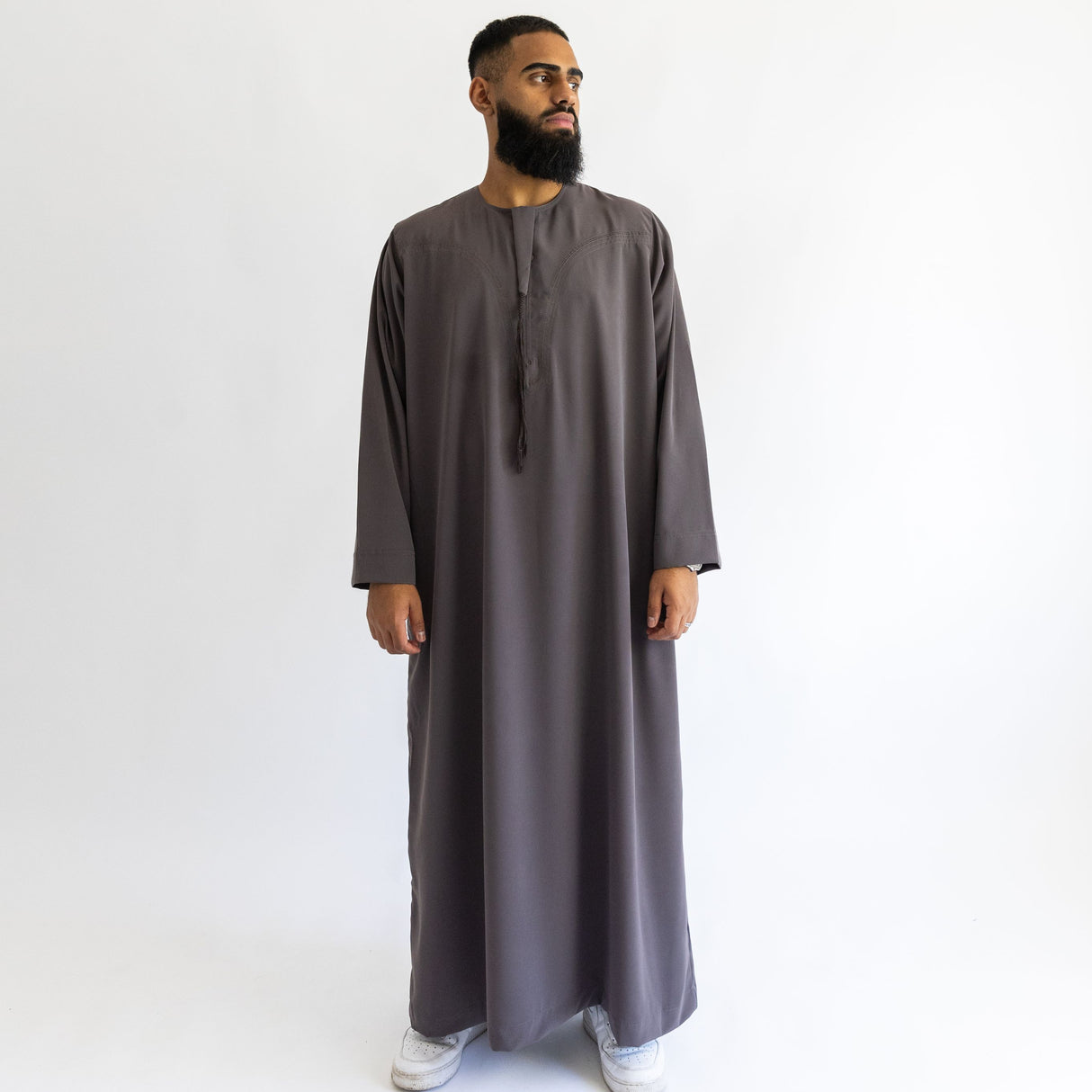 Ikaf Omani Thobe Mocha for Men