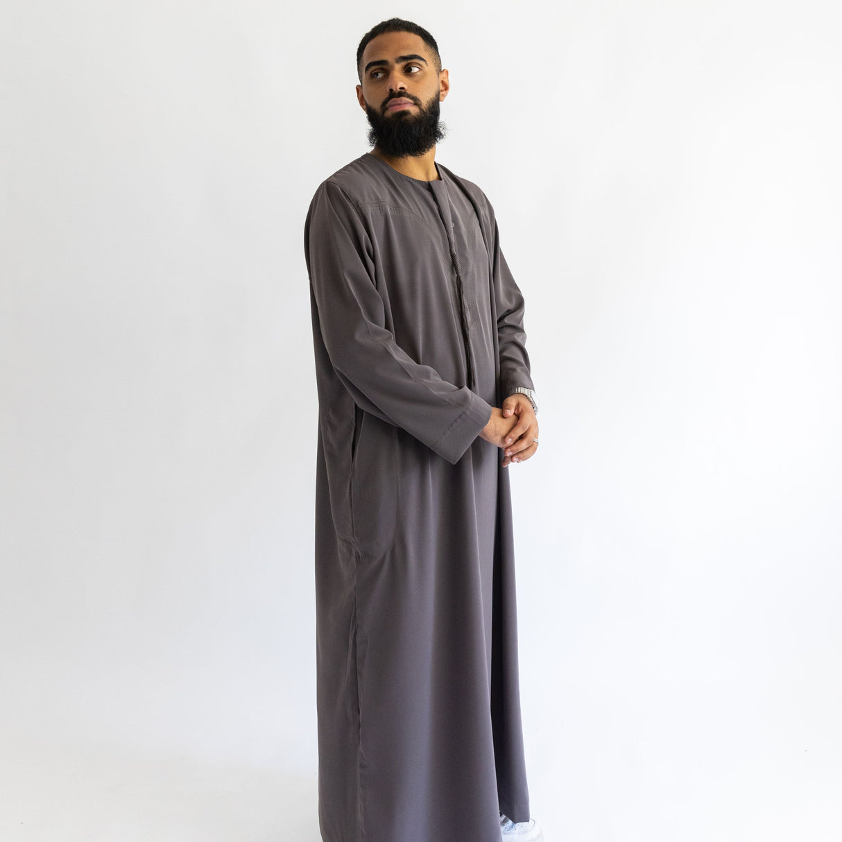 Ikaf Omani Thobe Mocha for Men